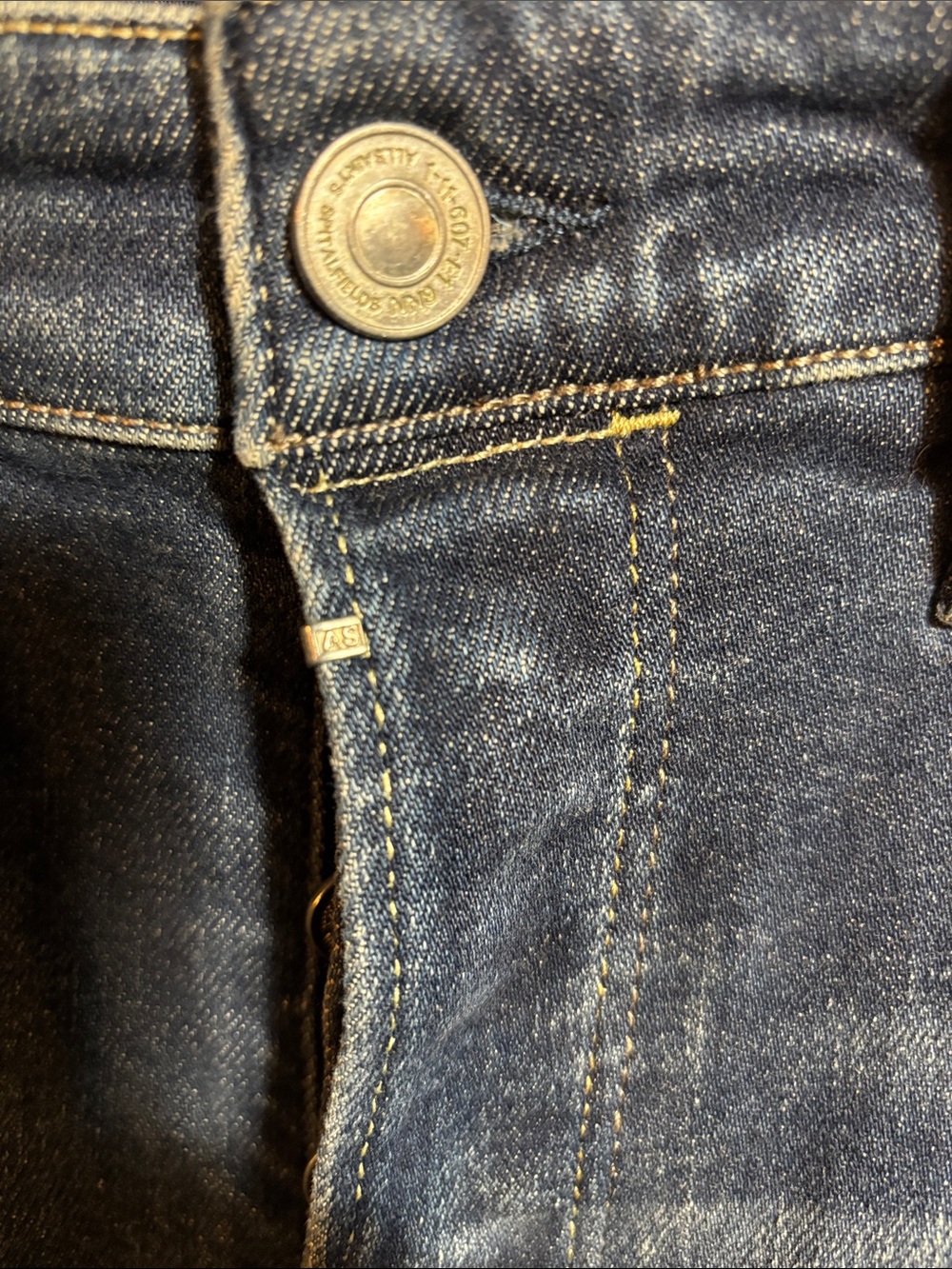 Men's All Saints cigarette Fit Blue Jeans - Classic Washed Denim - Picture 2 of 11
